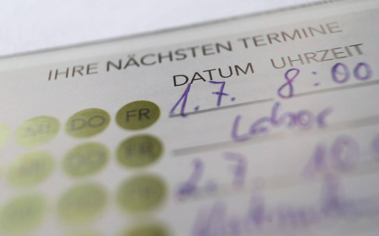 Terminzettel für Arztpraxis