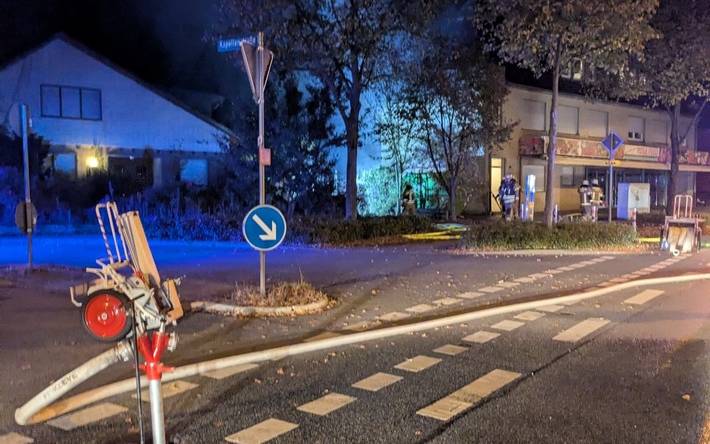 Brand an der Hoffmannallee. Foto: Feuerwehr Kleve