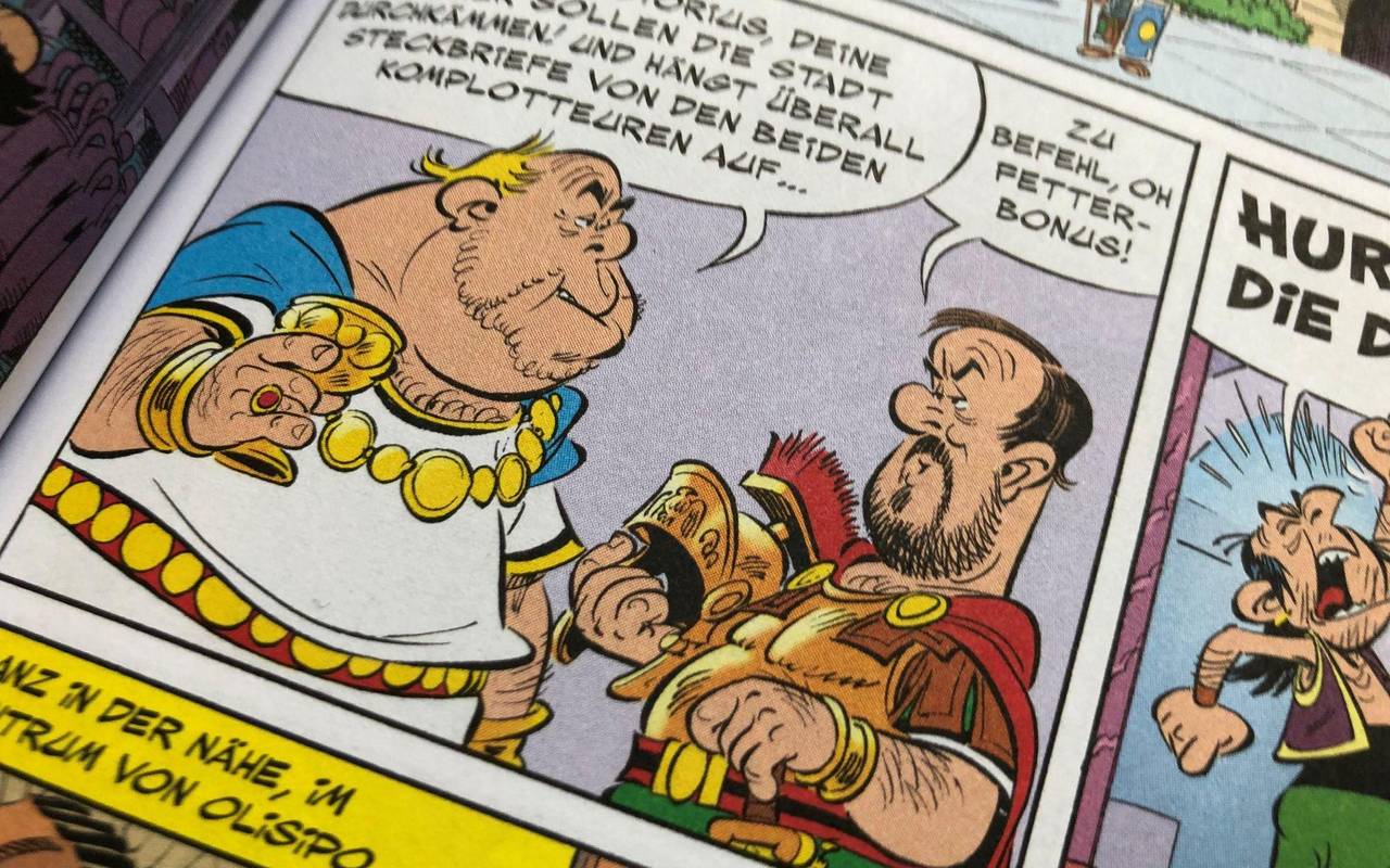 «Asterix in Lusitanien» - Zenturio Pistorius