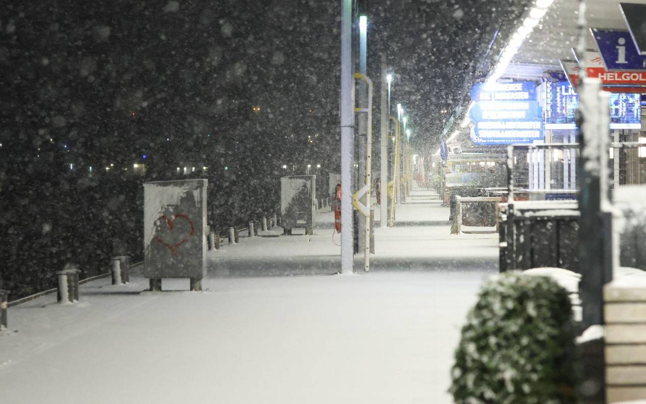 Schnee in Hamburg