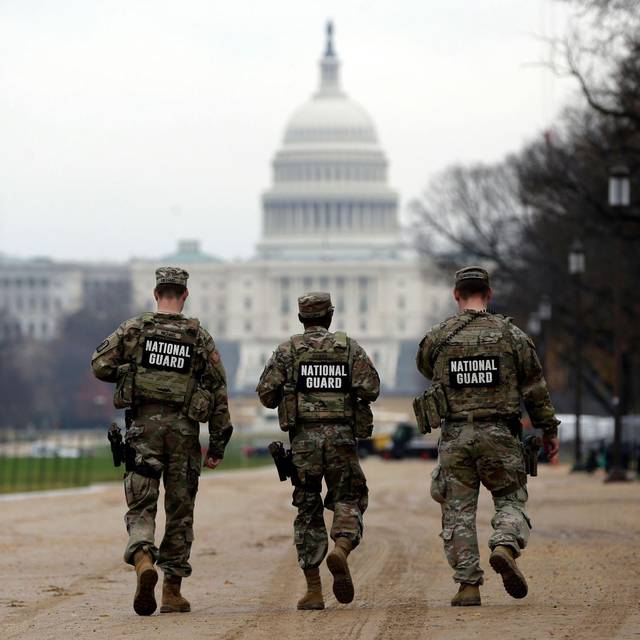 US-Nationalgarde patrouilliert in Washington