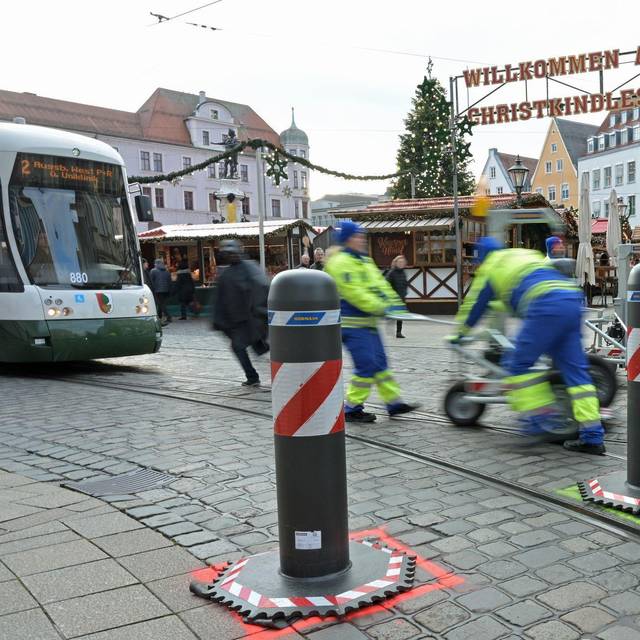 Poller am Augsburger Christkindlesmarkt
