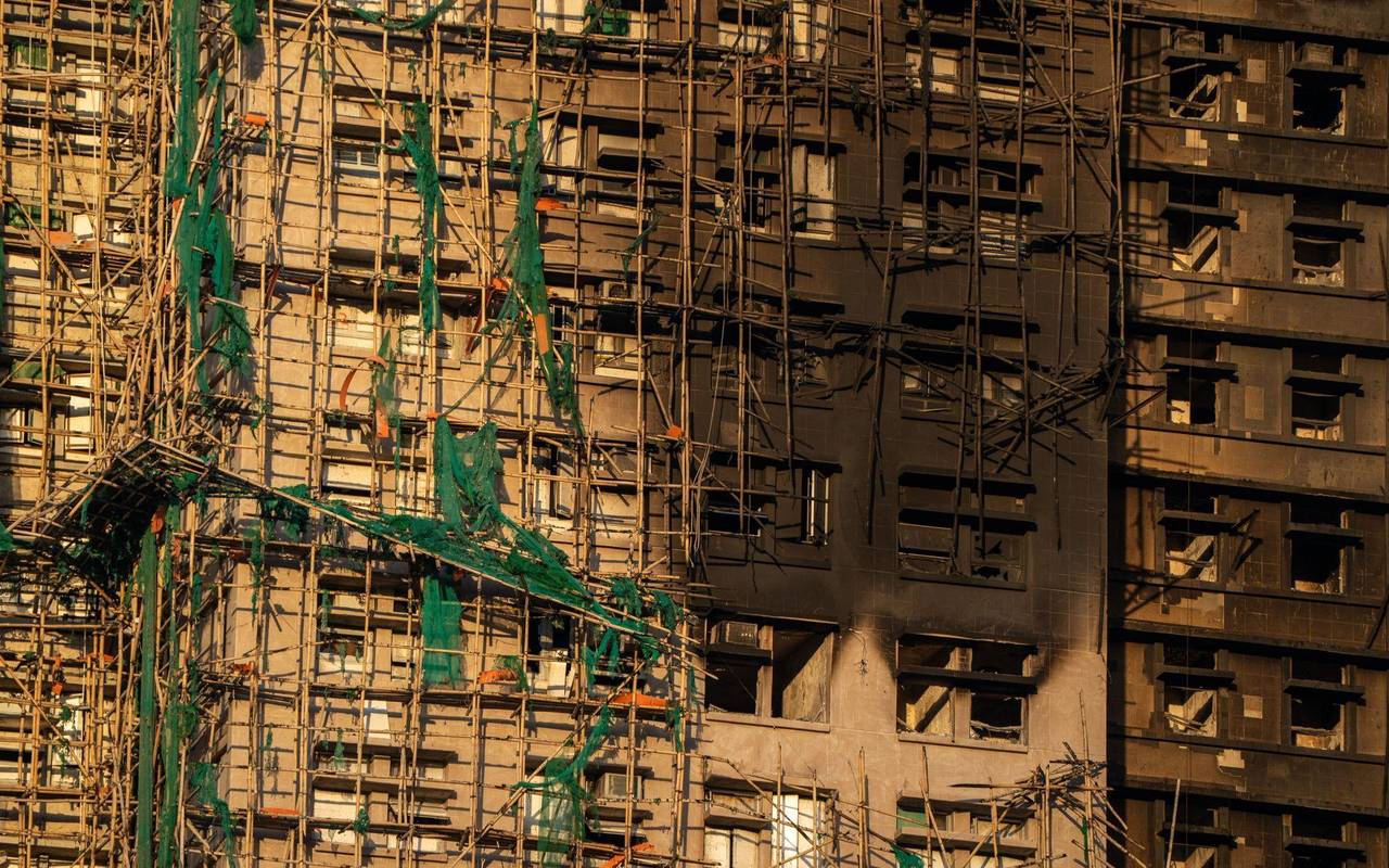 Nach Brand in Hongkong