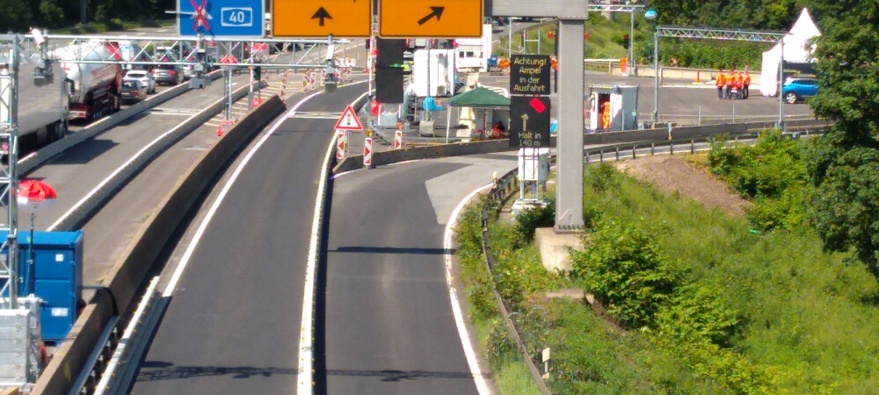 Niederrhein: A40 ab heute Abend gesperrt