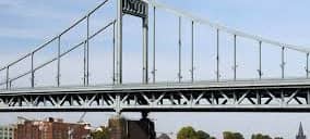 Niederrhein: Sanierung der Krefelder Rheinbrücke beginnt