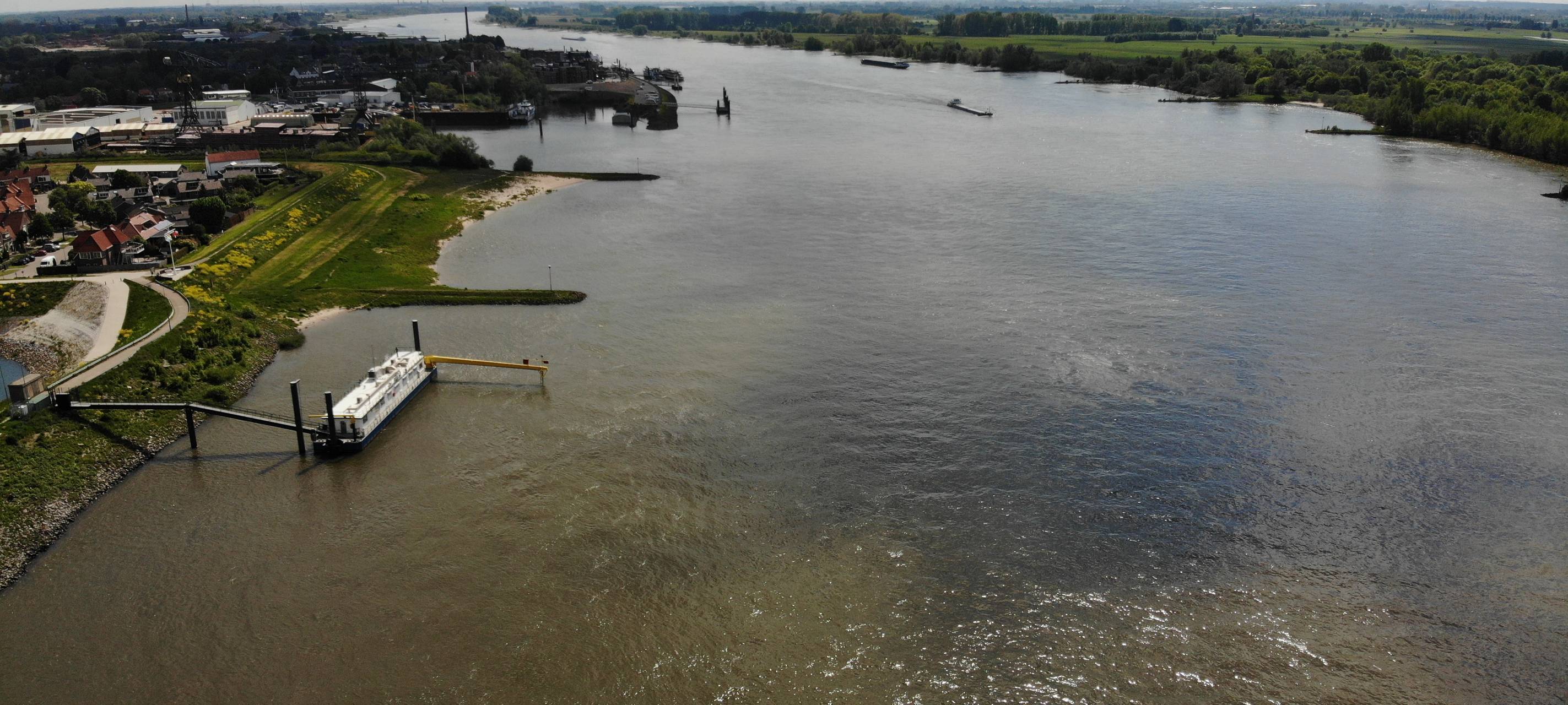 Euregio: Rheinpegel vor historischen Tiefstständen