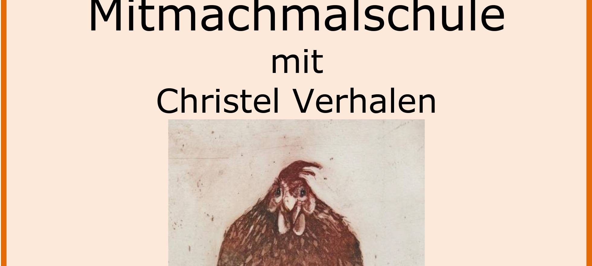 12. Juli - Mitmachmalschule mit Christel Verhalen
