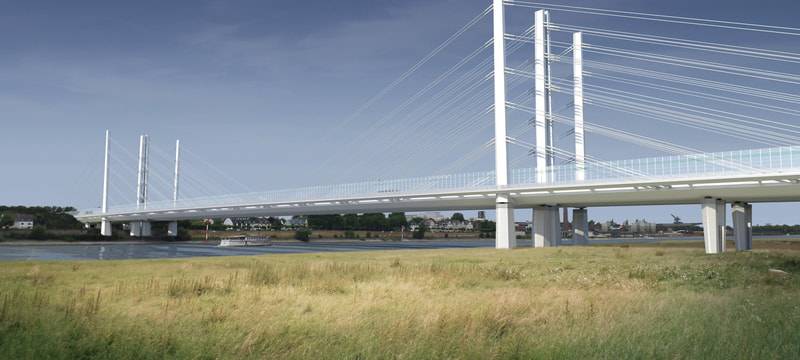 Niederrhein: Verkehrsprobleme auf der A40-Brücke