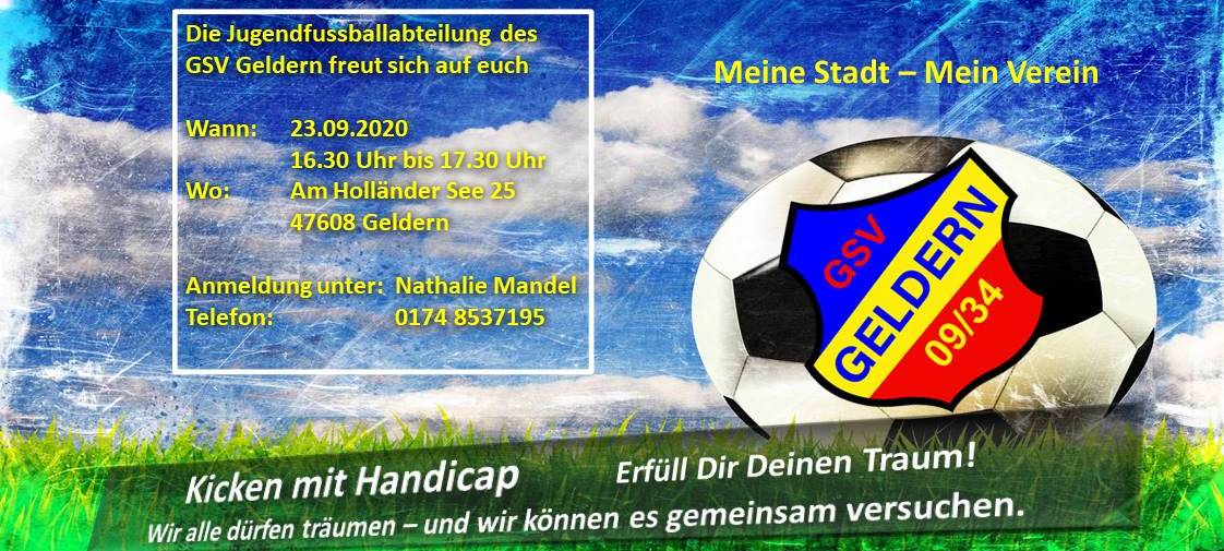 Fußball für Kinder mit Handicap