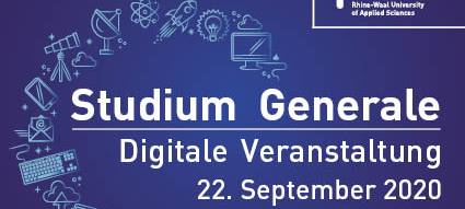 22. Sept. - Studium Generale erstmals digital