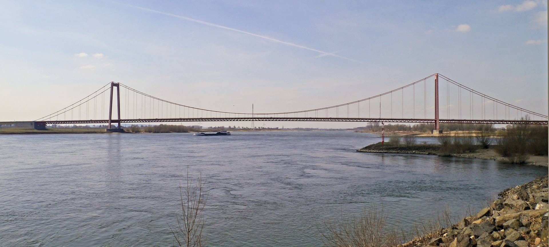 Die Rheinbrücke von Emmerich am Rhein