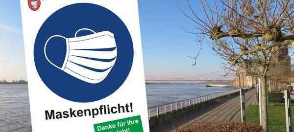 Emmerich: Erneut Maskenpflicht auf der Promenade