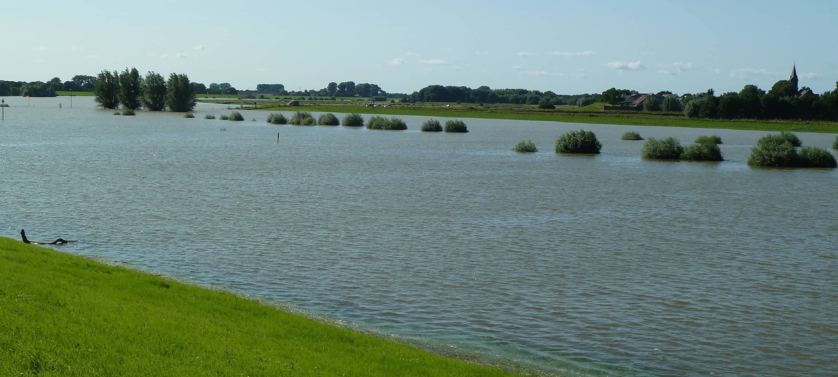 Hochwasserpläne für grenznahen Ooijpolder zwischen Nimwegen und Kranenburg