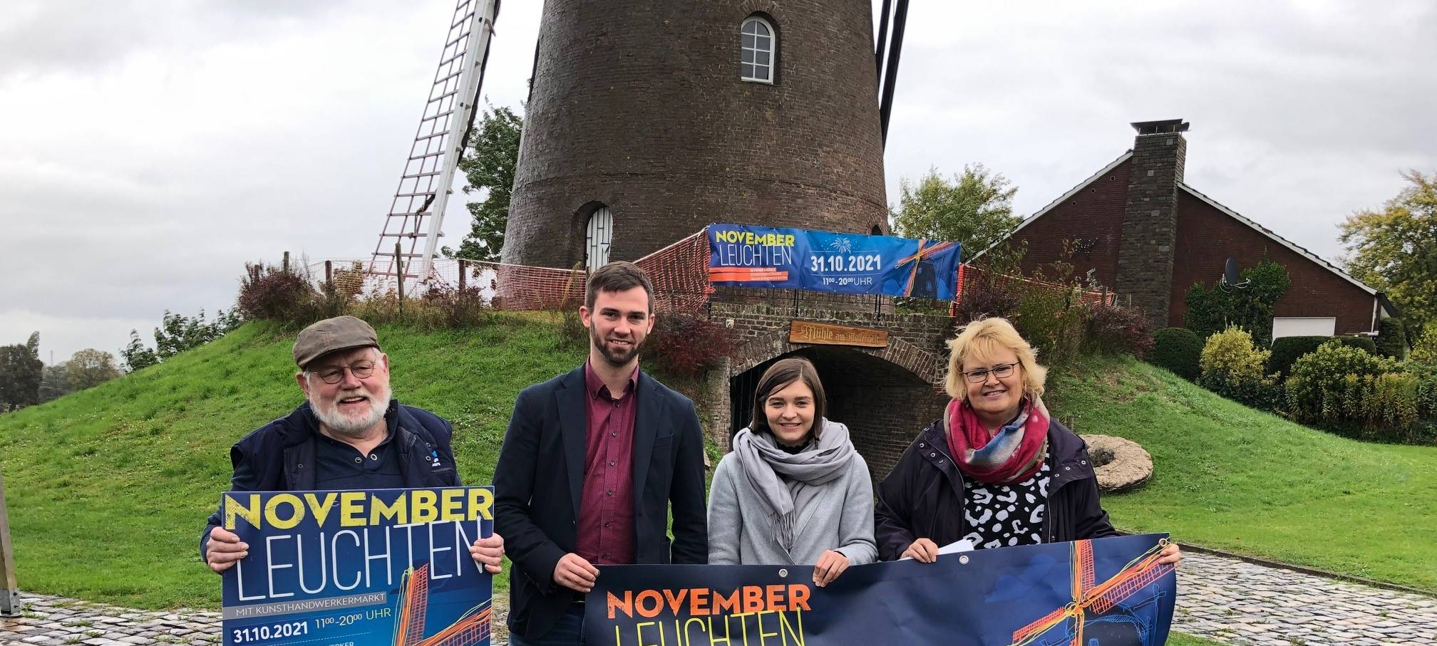 31. Okt. - Novemberleuchten mit Kunsthandwerkermarkt und „Peng Puff – Feuerwerk“ an der Eltener Mühle