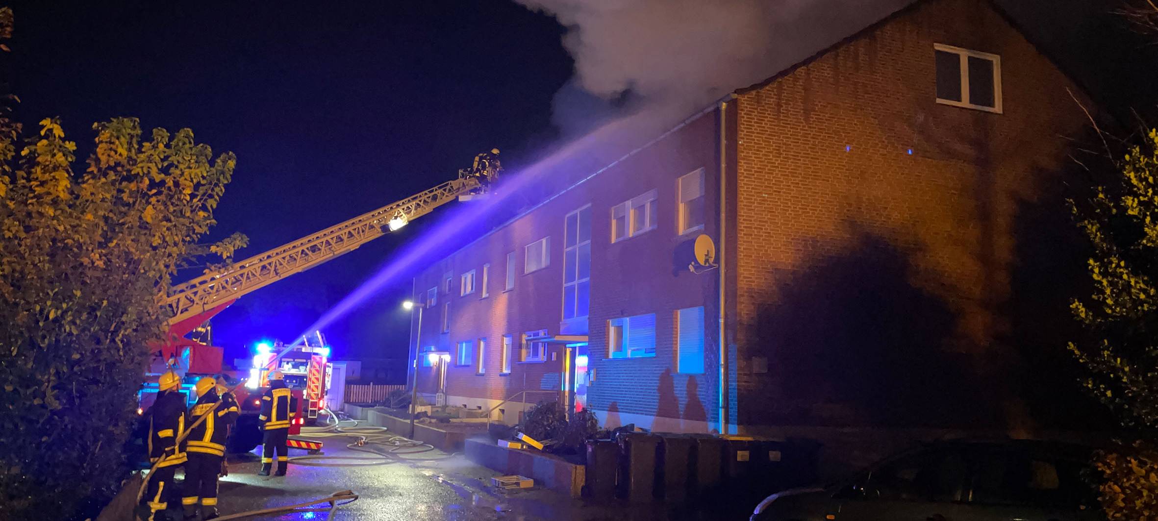 Goch: Drei Verletzte nach Dachstuhlbrand