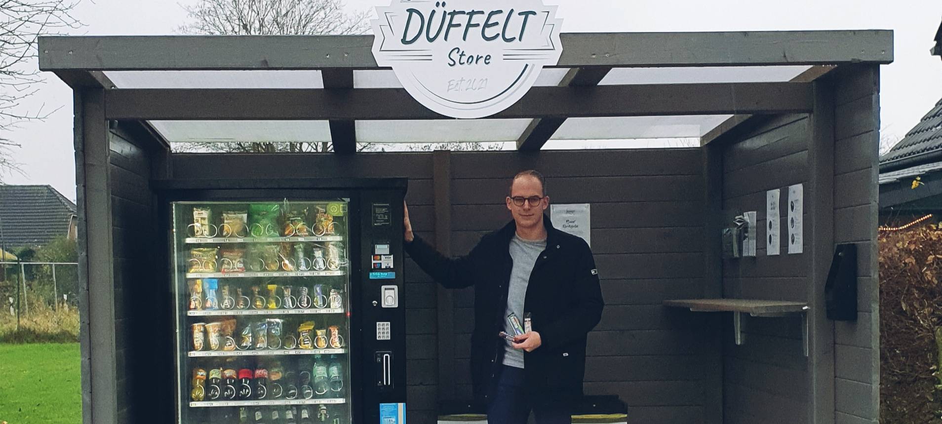 Snack-Automat im eigenen Garten