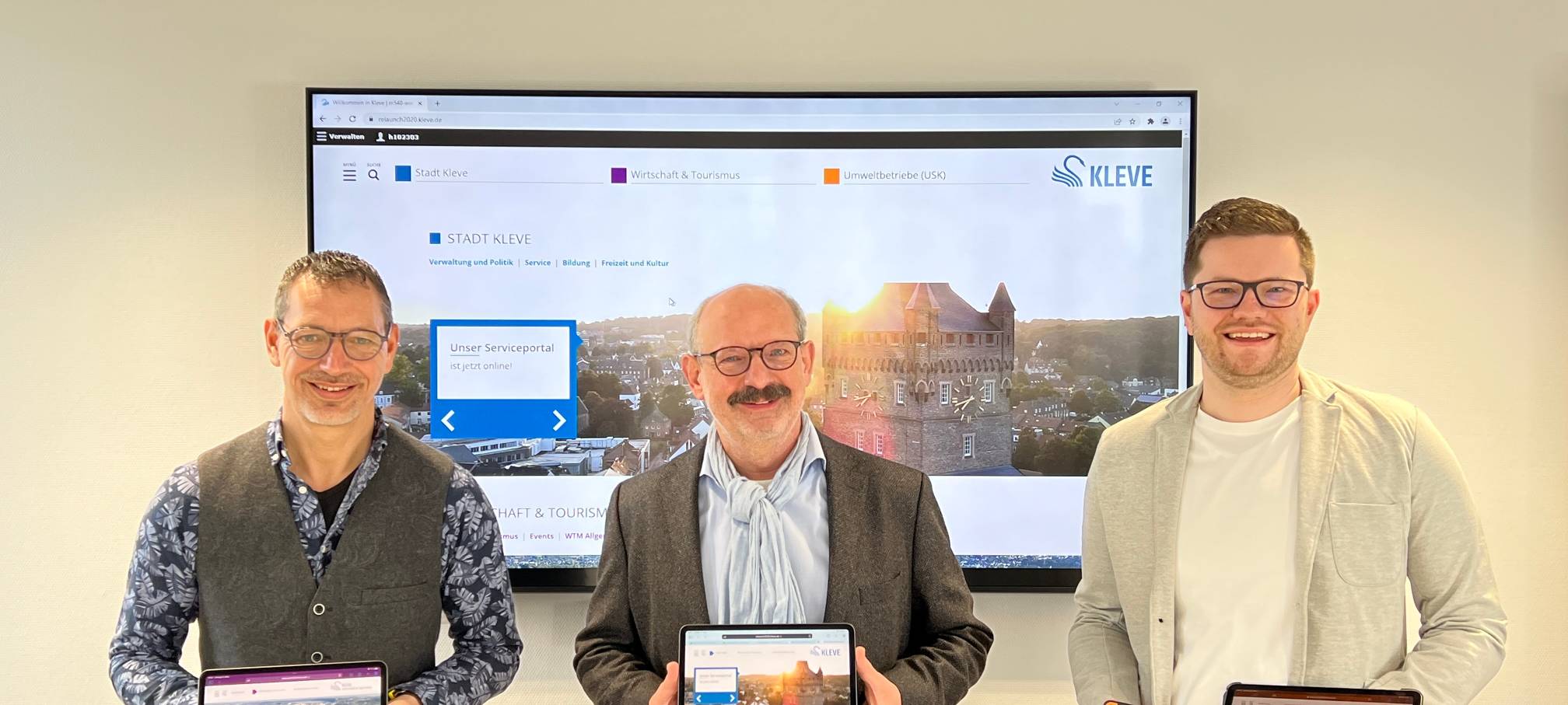 Kleve: Neue Website der Stadt ist online