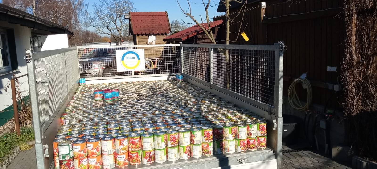 5000 Mahlzeiten für die Ukraine