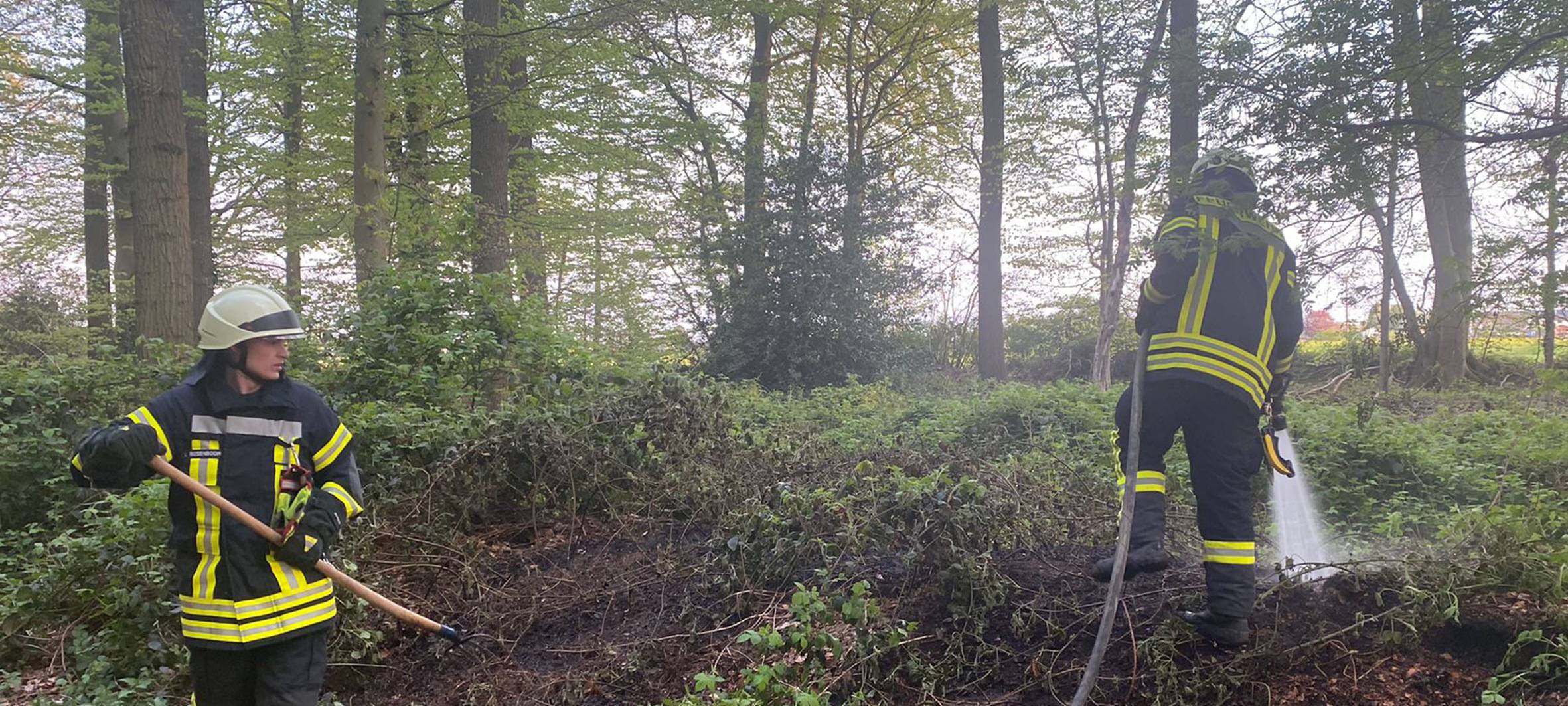 Niederrhein/Goch: Waldbrandgefahr und erneuter Einsatz