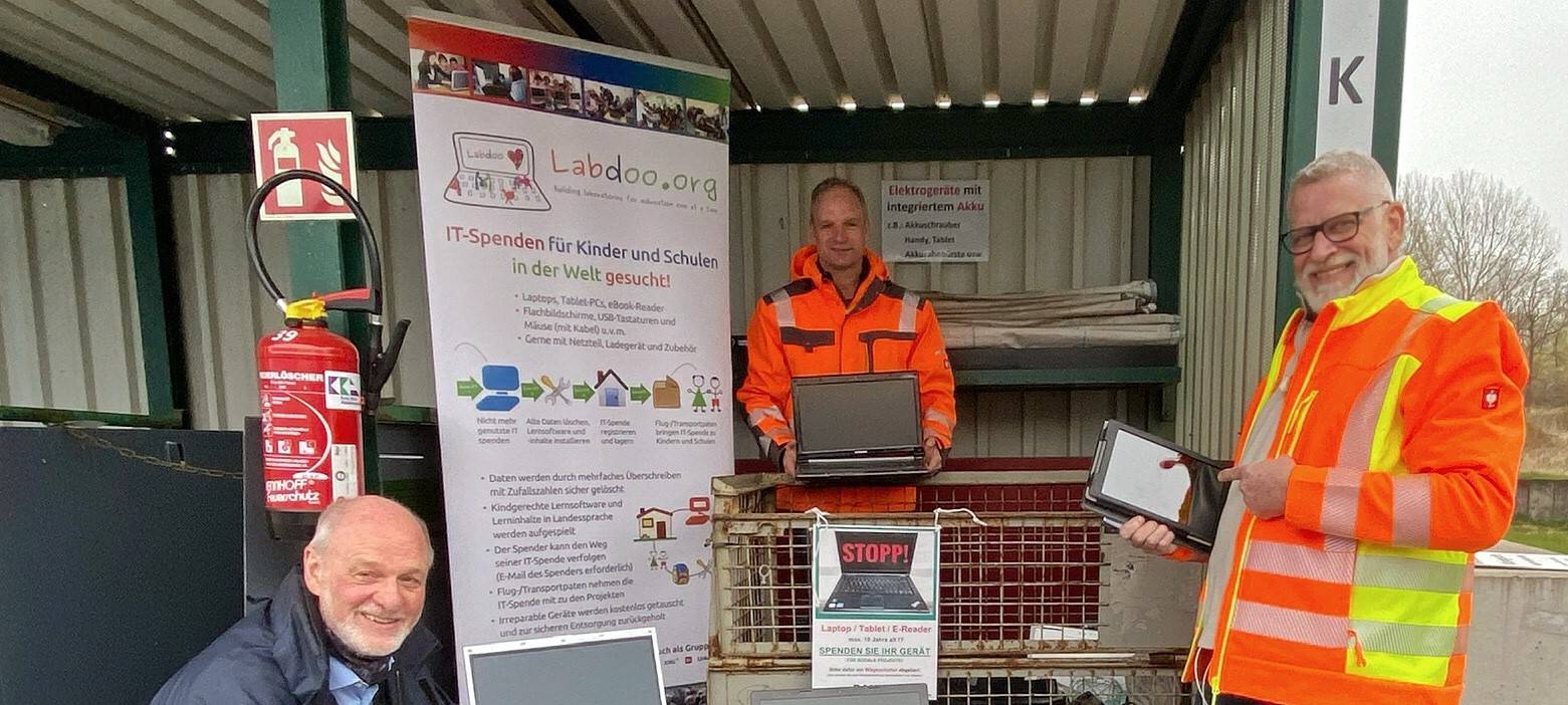 Kreis Kleve: KKA sammelt IT-Spenden für Labdoo