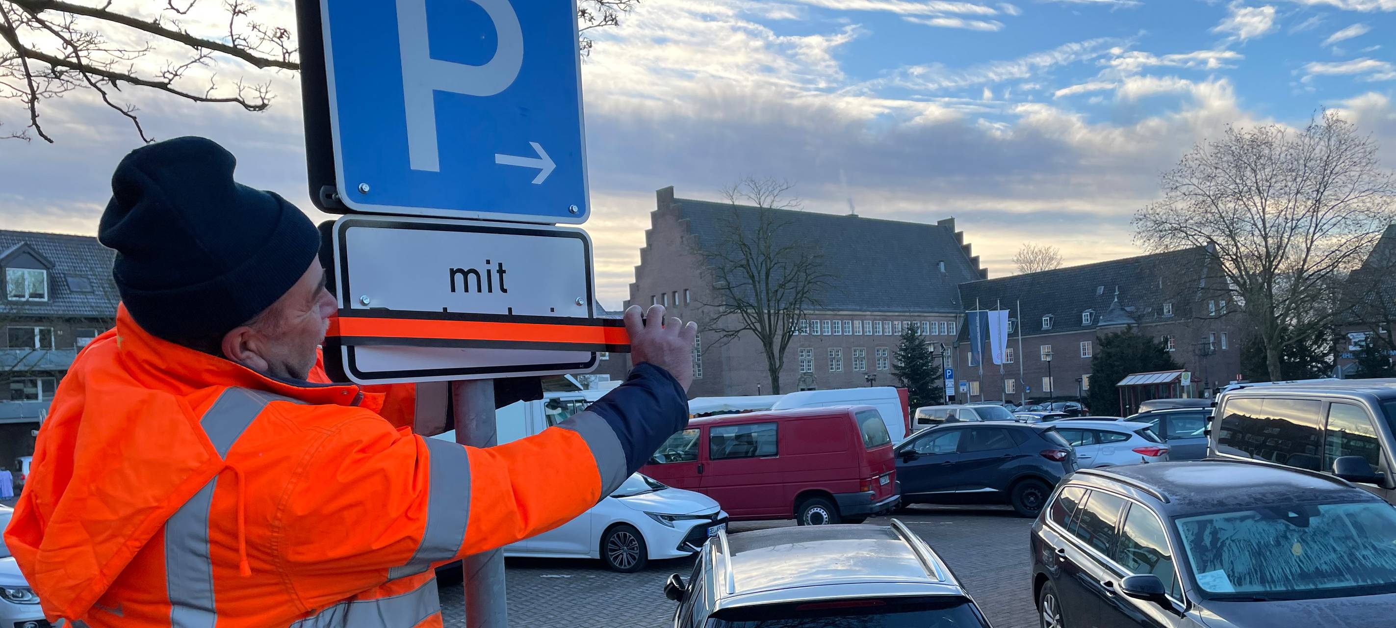 Emmerich: Parkscheiben-Regelung auf Geistmarkt verlängert