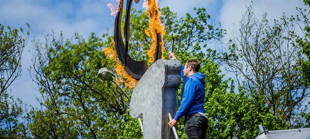 Euregio: Emmerich holt erstmals Befreiungsfeuer aus Wageningen