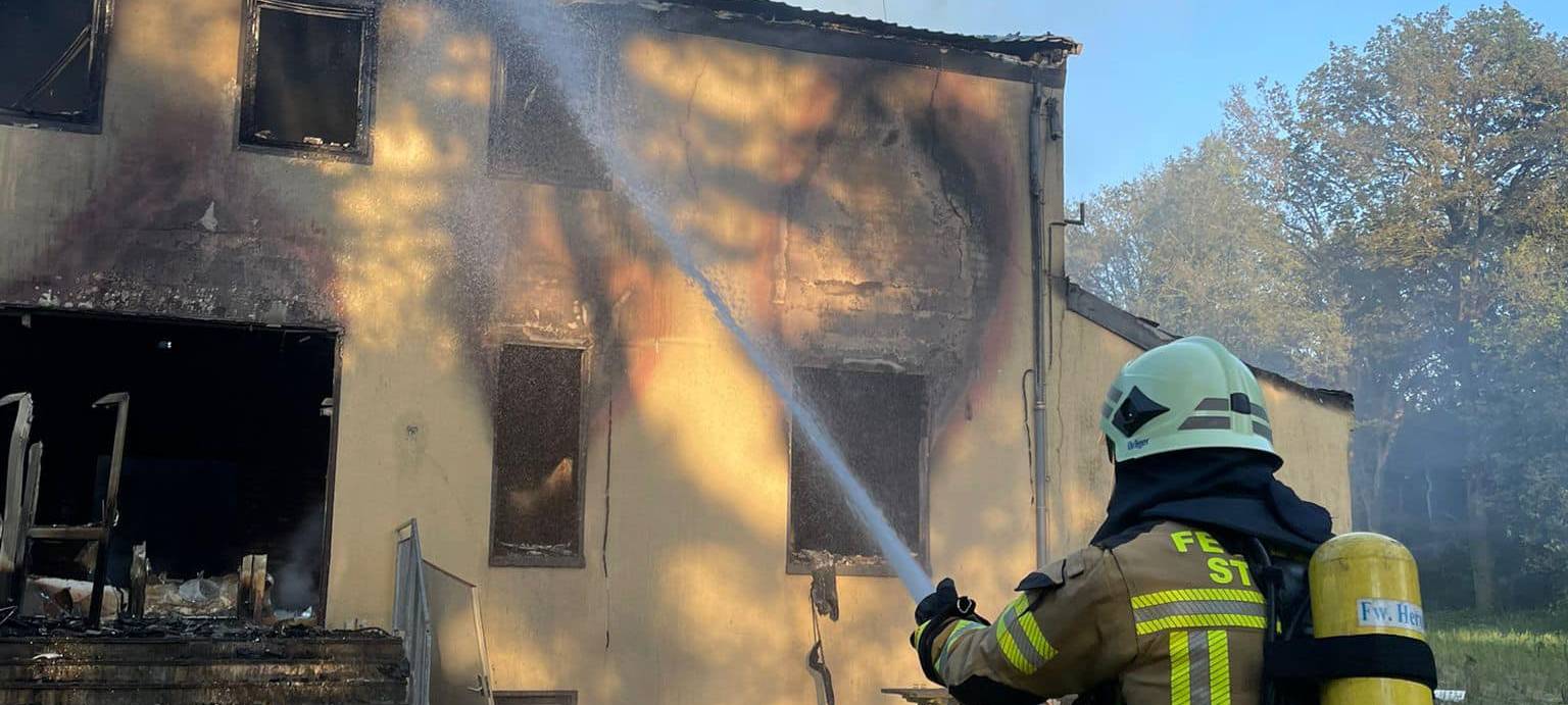 Straelen: Brand in Ex-Landschulheim war Brandstiftung