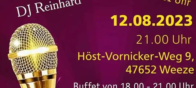 12. August - Karaoke Party bei Jan an de Fähr