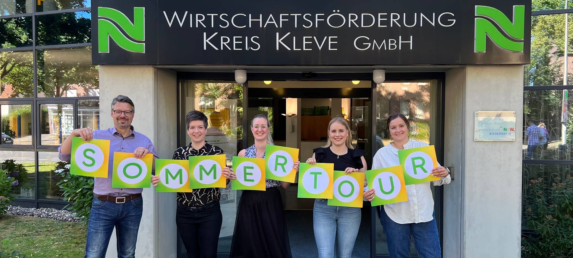 Sommertour 2023 der Wirtschaftsförderung Kreis Kleve