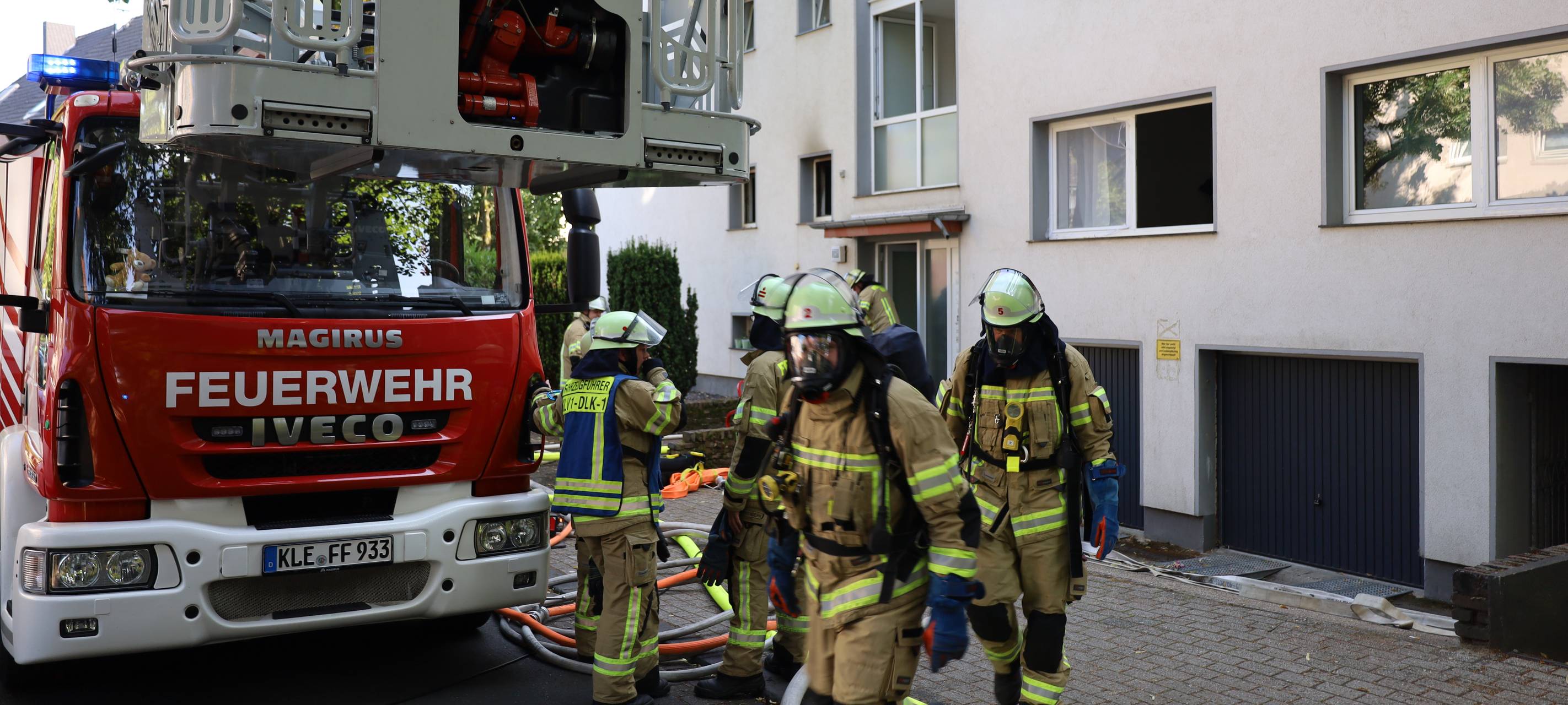 Kleve: Feuer Frankenstraße wurde fahrlässig verursacht