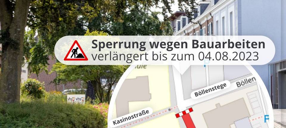 Kleve: Sperrung Hagsche Poort um eine Woche verlängert