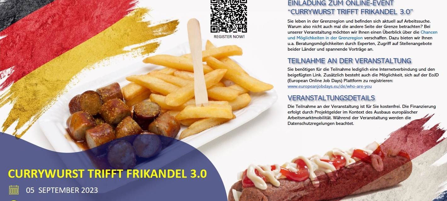 Euregio: Online-Event "Currywurst trifft Frikandel 3.0"