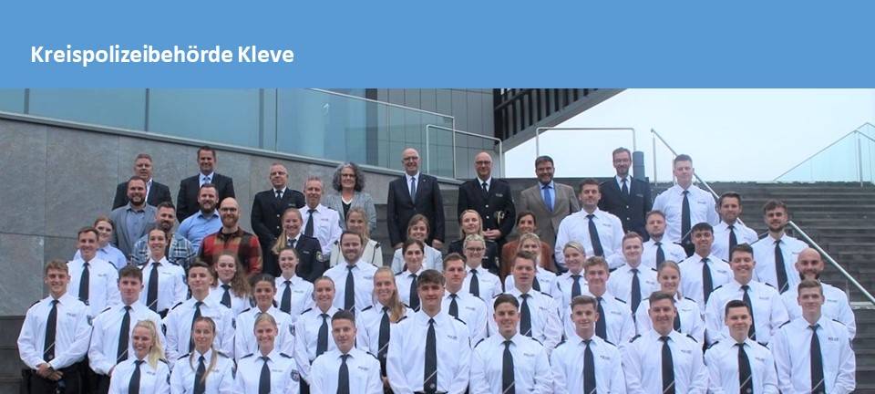 Kreis Kleve: Neue Polizisten treten Dienst an