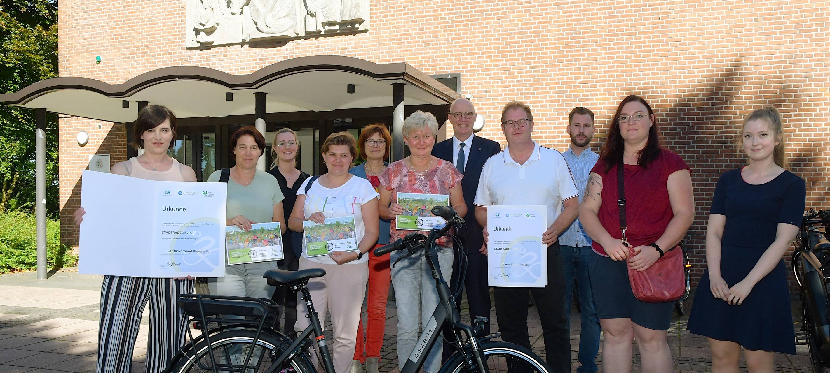 Kreis Kleve: Sieger der Aktion "Stadtradeln" ausgezeichnet