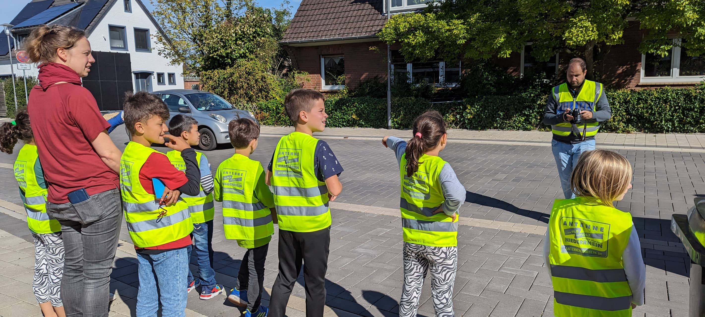 Verkehrsaktion an der St. Petrus Grundschule in Kerken-Aldekerk