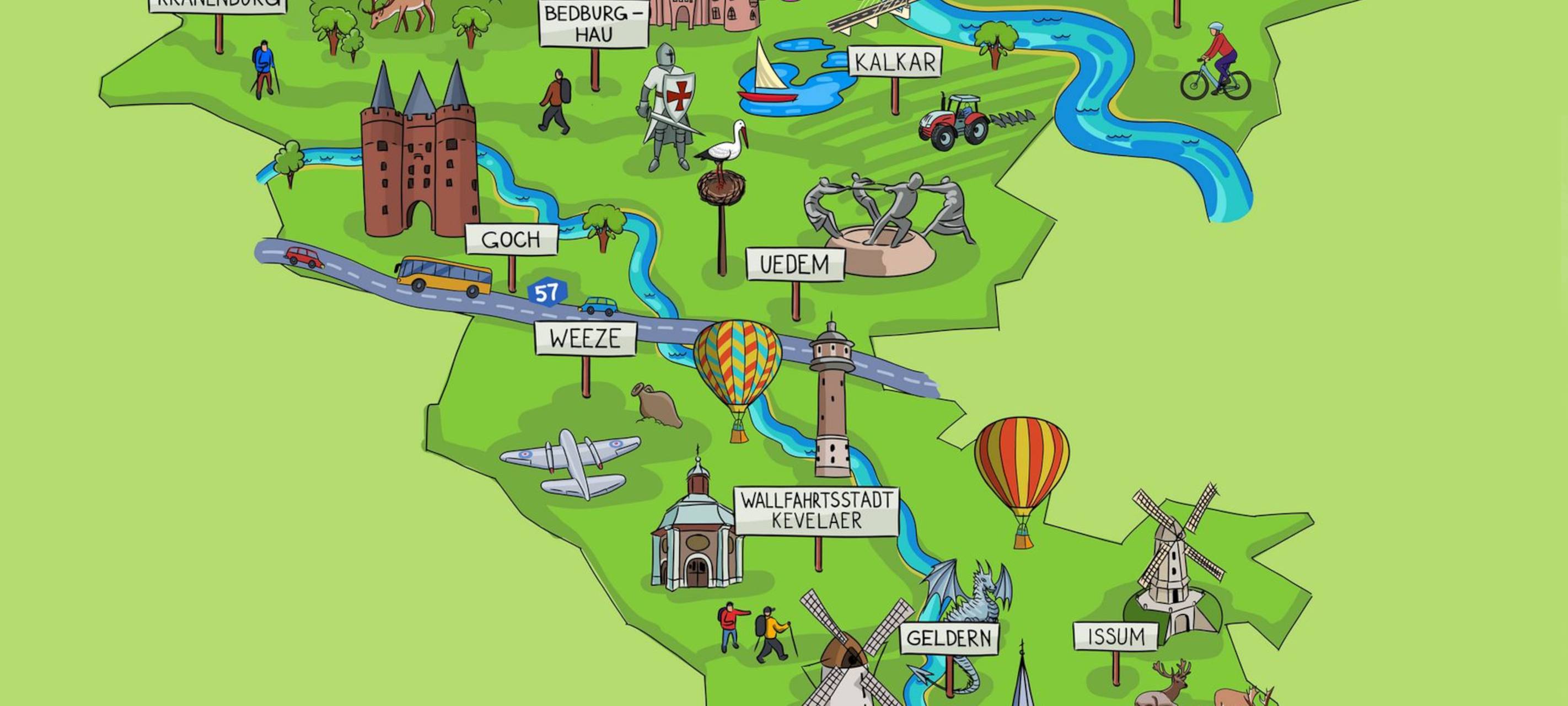 Kinder-Homepage des Kreises Kleve