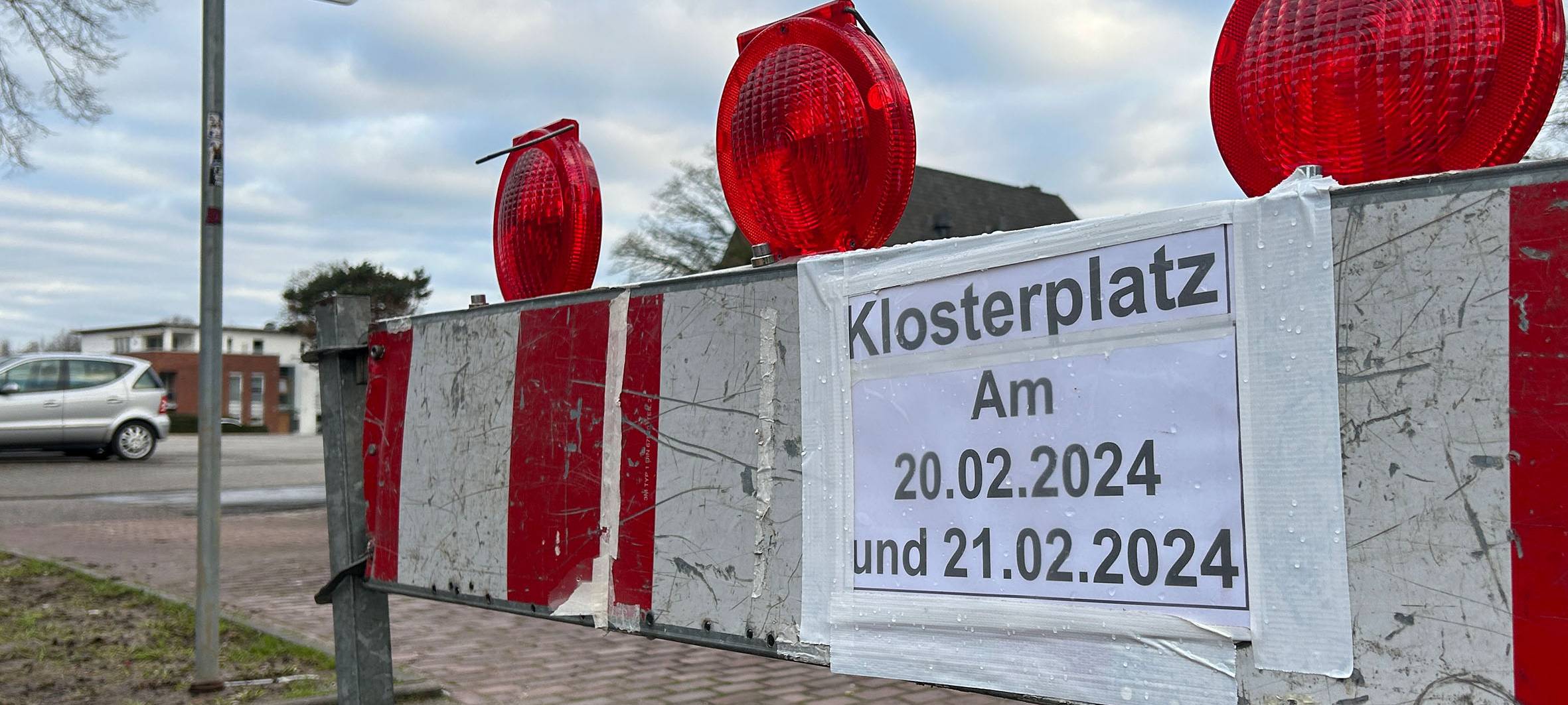 Goch: Klosterplatz morgen und Mittwoch gesperrt