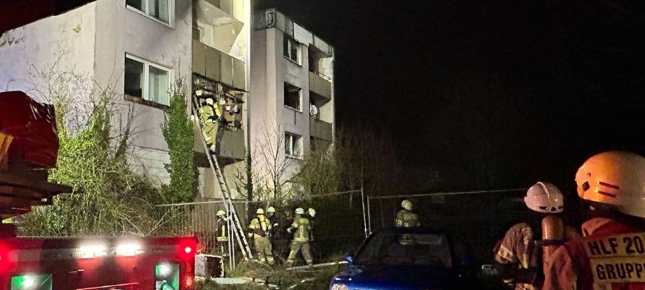 Goch: Feuer in leerstehendem Wohnblock