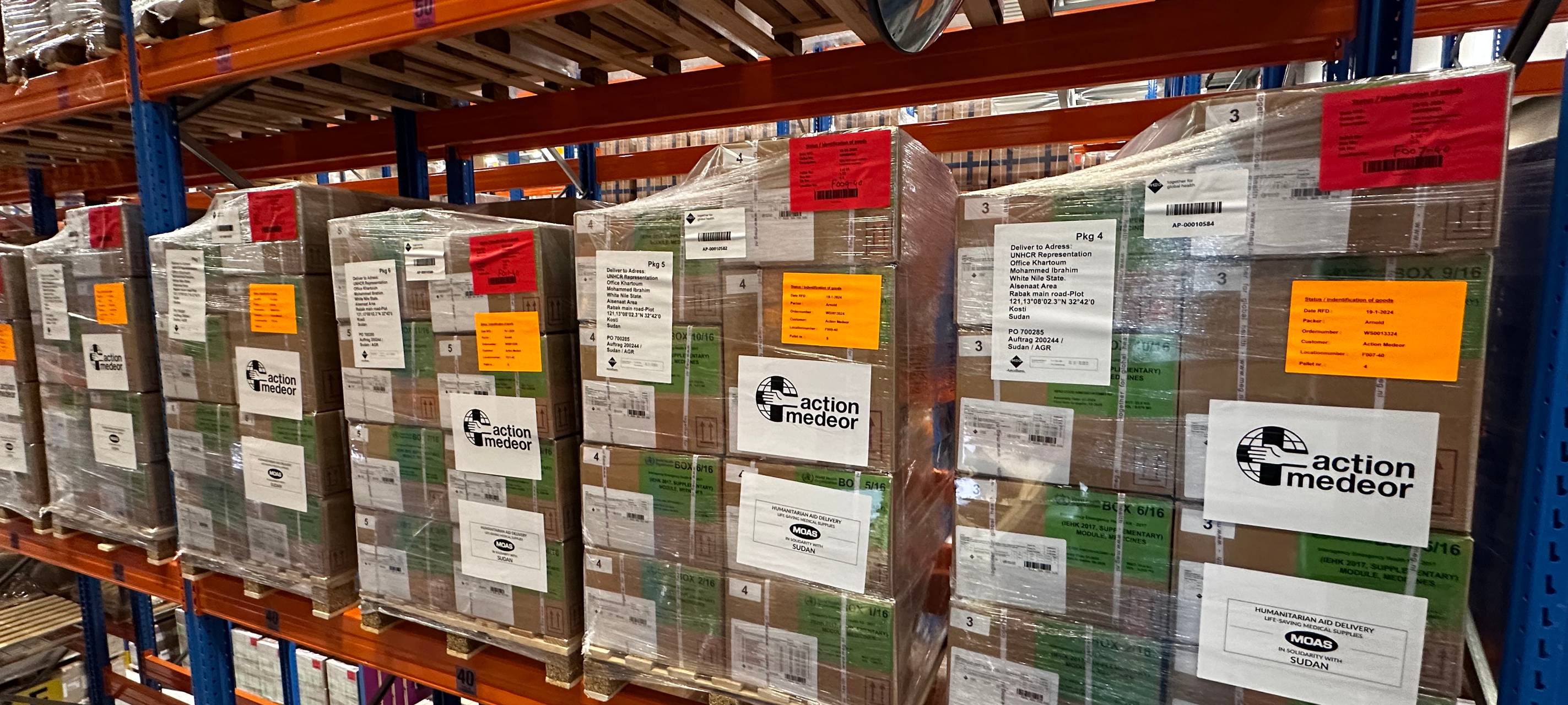 Niederrhein: Medikamente für Krankenhaus im Sudan