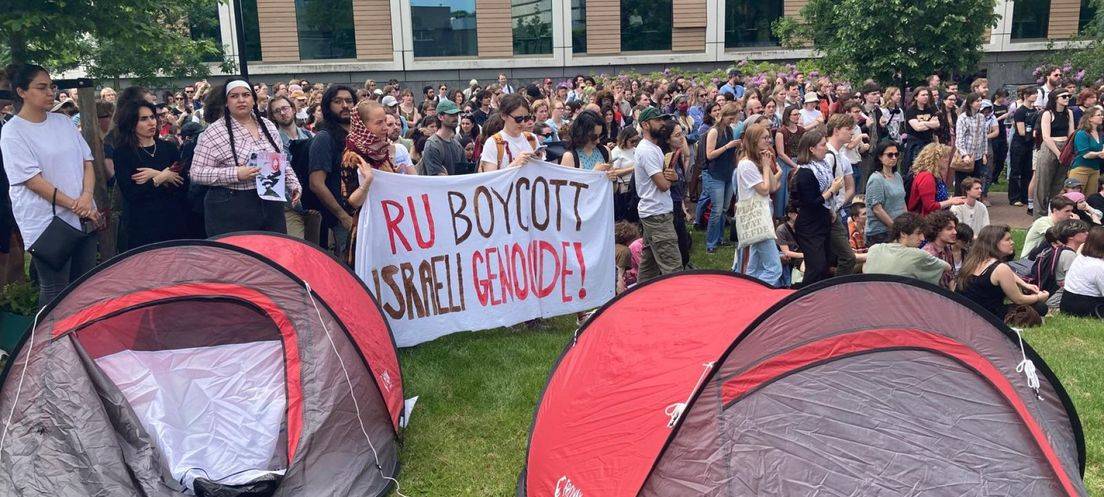 Nimwwegen: Palästina-Aktivisten besetzen Campus
