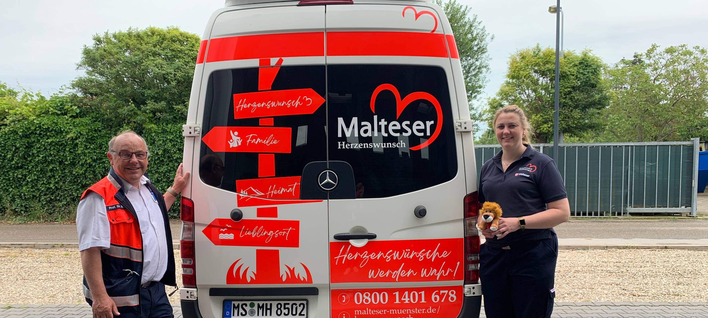 Herzenswunschkrankenwagen in Kevelaer