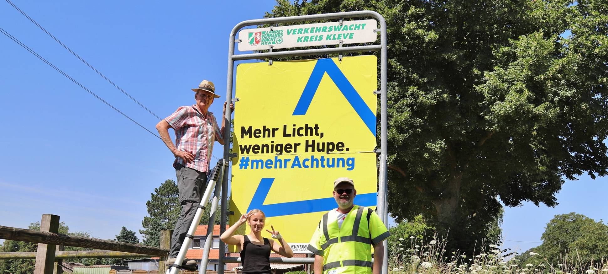 Kreis Kleve: Neue Verkehrssicherheitsmotive an Landstraßen