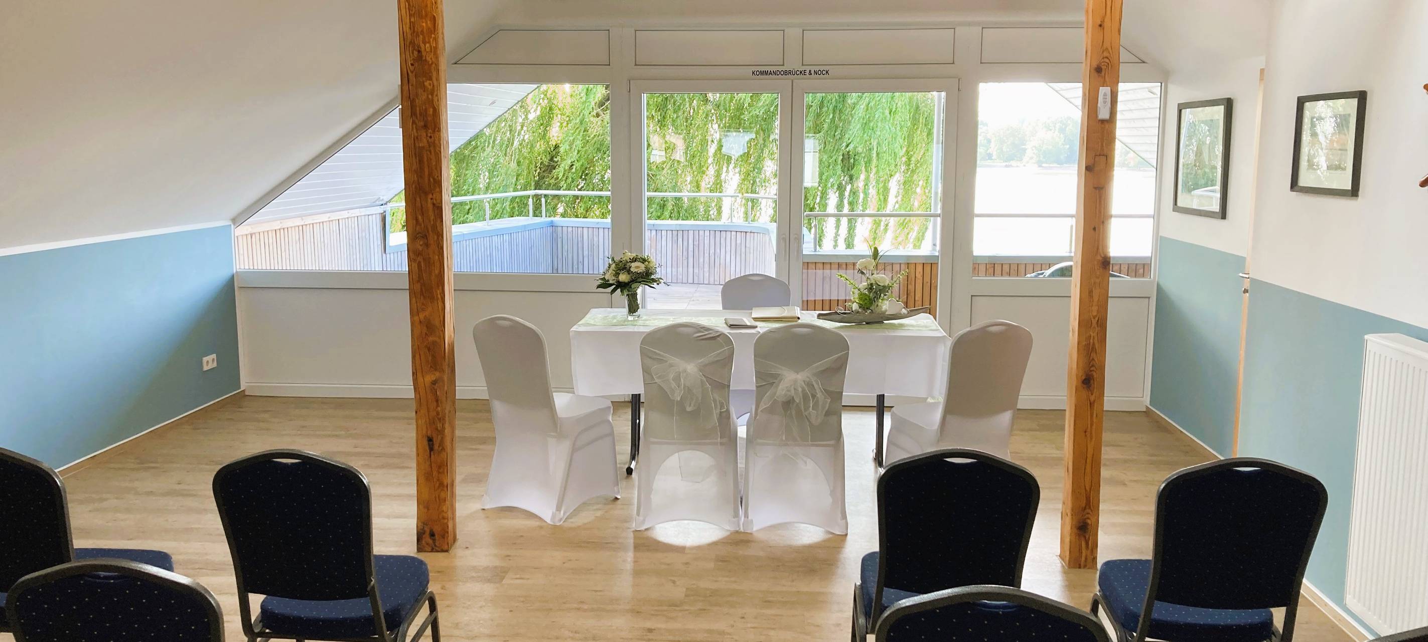 Rees: Trauungen im Ruderhaus ab sofort möglich