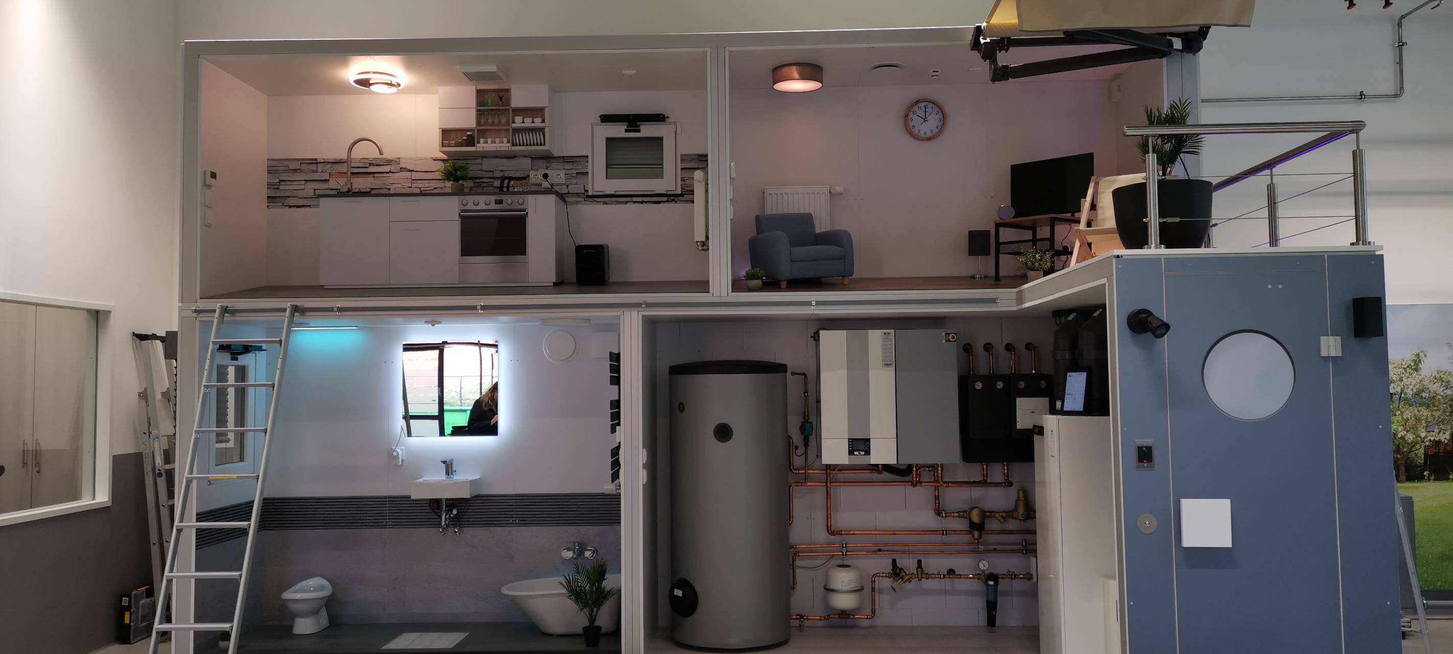 Smart Home-Musterhaus in Klever Lehrwerkstatt