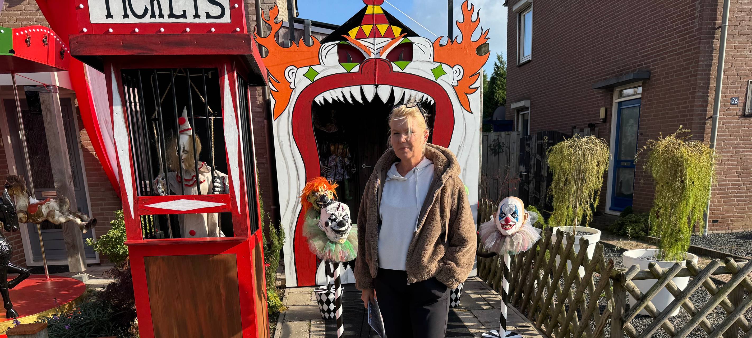 Halloween-Häuser in Lobith und Tolkamer (NL)