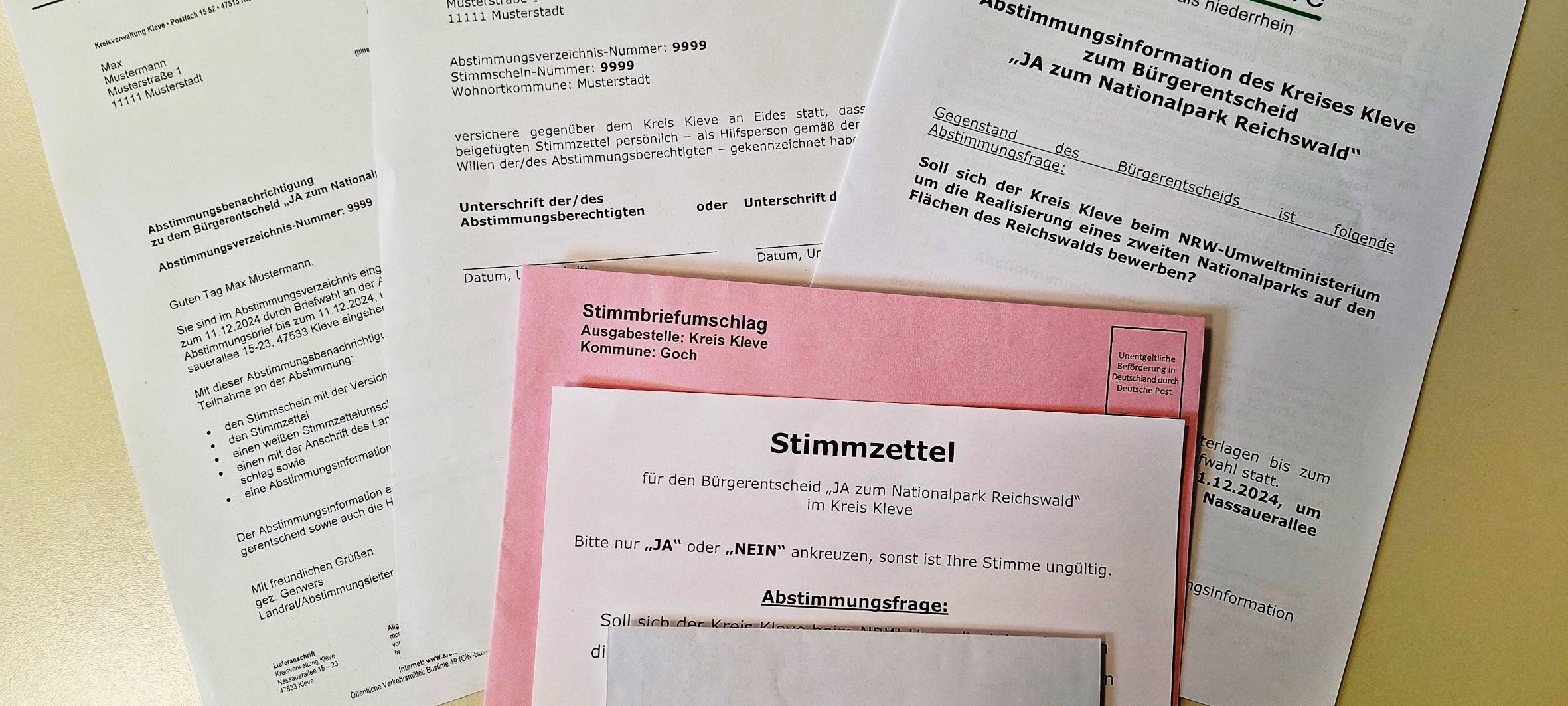 Kreis Kleve: Bürger sagen "NEIN" zu einem "Nationalpark Reichswald"