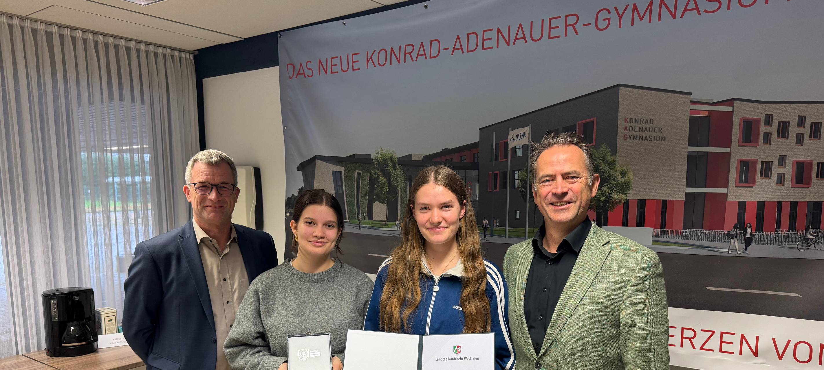 Kleve: Ehrenamtsmedaille für KAG-Schülervertretung