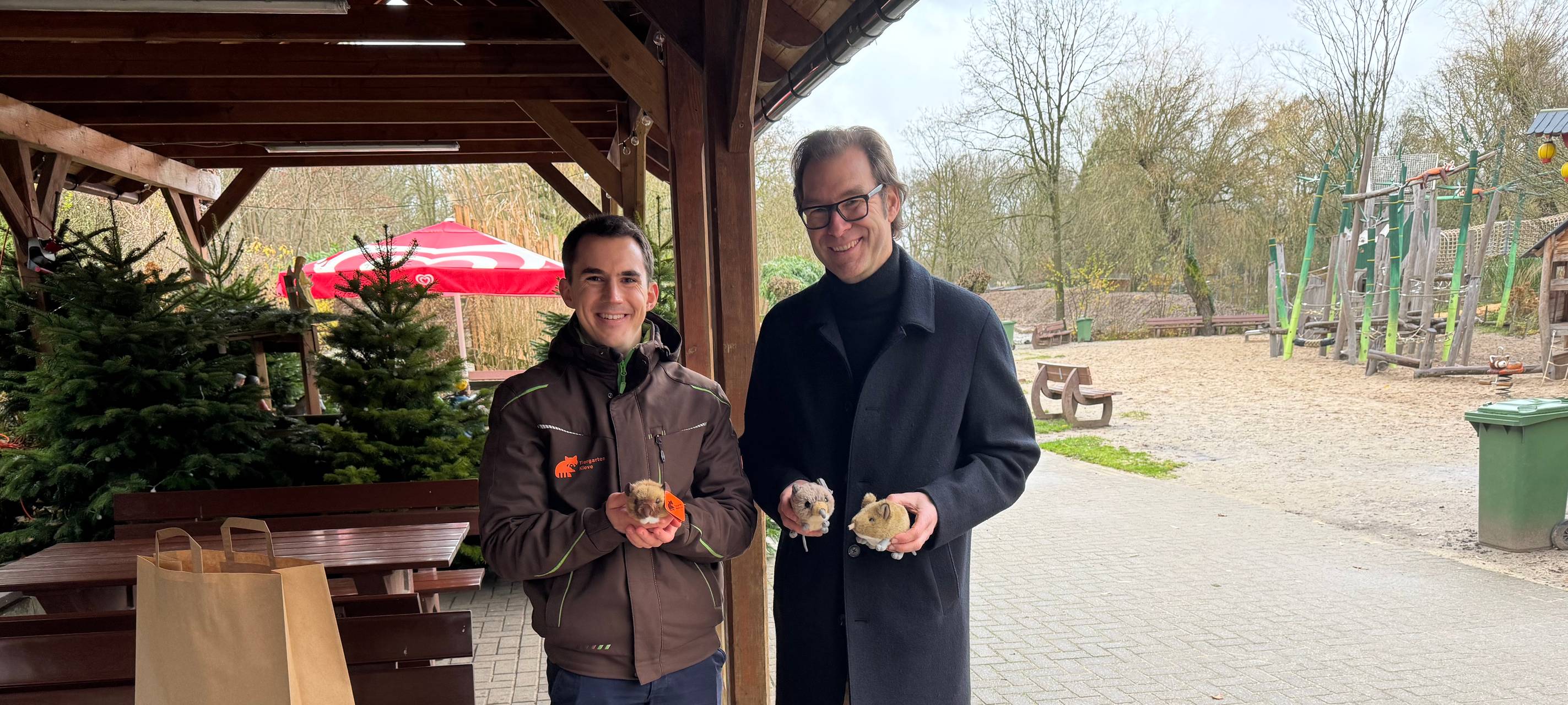 Jetzt auch Rüsselspringer-Plüschtier im Klever Tiergarten