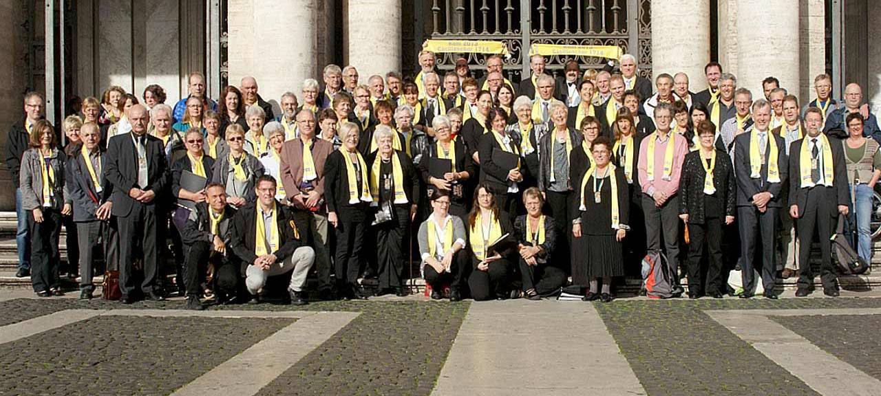 Grenzüberschreitender Sankt Cäcilienchor der Sank Johannes Baptistkirche in Kranenburg-Wyler