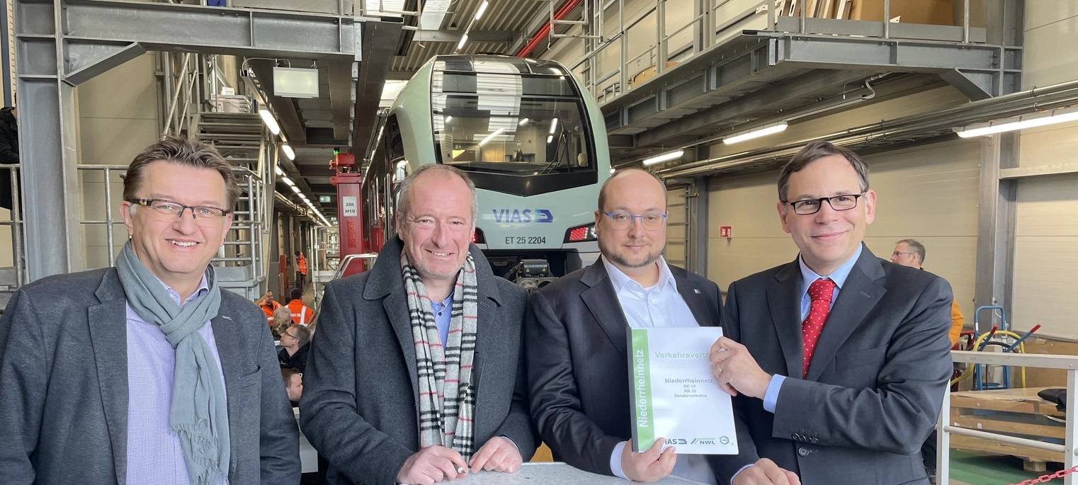 Niederrhein/Duisburg: VIAS Rail unterzeichnet Vertragsverlängerung